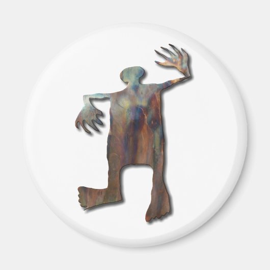 Aimant Dancing Man cuivre (Devant)