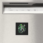 Aimant Dancing Skeleton Leprechaun St. Patrick's Day (In Situ (Lave-vaisselle))