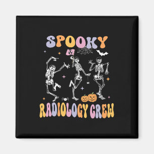 Aimant Dancing Skeleton Radiologie Éffrayante Crew X-ray