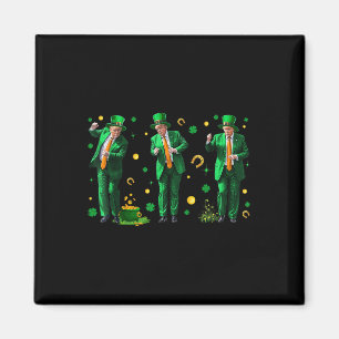 Aimant Dancing Trump St. Patricks Day, Uni-adultes,