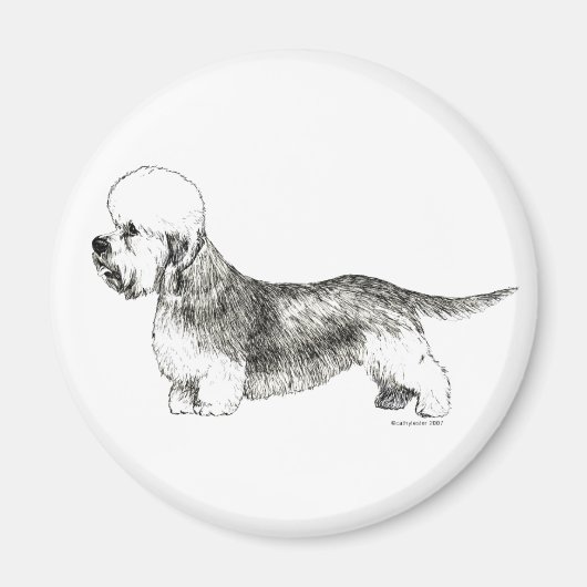 Aimant Dandie Dinmont Terrier (Devant)