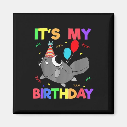 Aimant Dandys World Pebble Décoration Anniversaire Pour E (Devant)