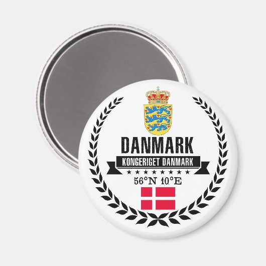 Aimant Danemark (Recto/Verso)