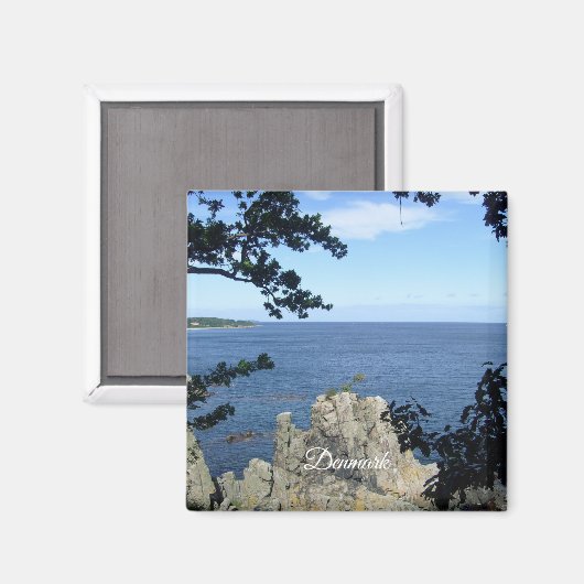 Aimant Danemark : Côte du Danemark (Recto/Verso)