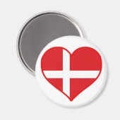 Aimant Danemark Love (Recto/Verso)