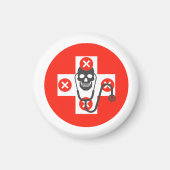 Aimant Danger pour la santé (Devant)