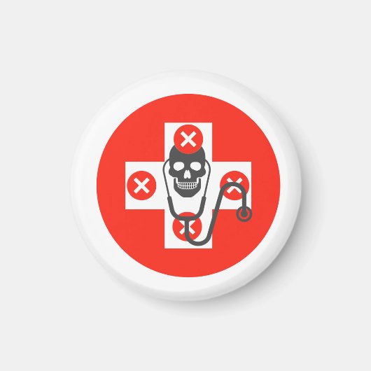 Aimant Danger pour la santé (Devant)