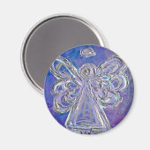 Aimant d'angle violet (Recto/Verso)