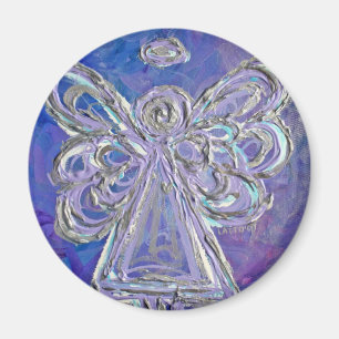Aimant d'angle violet