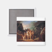 Aimant Daniel Boone escortant des colons  (Recto/Verso)