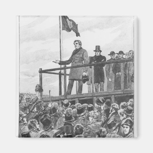 Aimant Daniel O'Connel à la réunion à Trim (Devant)