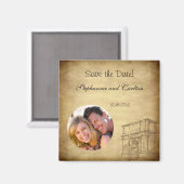 Aimant d'annonce de mariage à Rome (Recto/Verso)