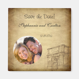 Aimant d'annonce de mariage à Rome