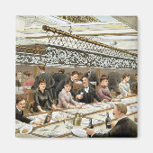 Aimant Dans la baie, Diner Heure - Une houle de l'océan o (Devant)