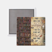 Aimant Dans la bibliothèque Je vais (Recto/Verso)