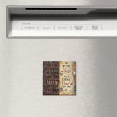 Aimant Dans la bibliothèque Je vais (In Situ (Lave-vaisselle))