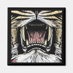 Aimant Dans l'aimant de la bouche du lion