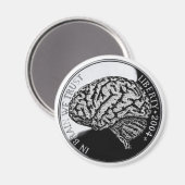 Aimant Dans le cerveau, nous avons confiance (Recto/Verso)