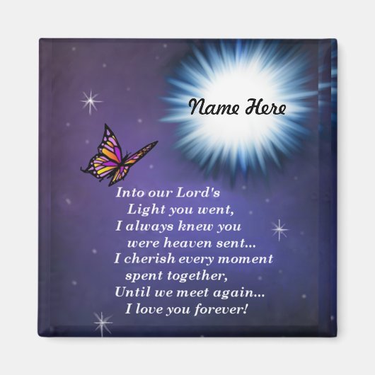 Aimant Dans Le Papillon Léger (Devant)