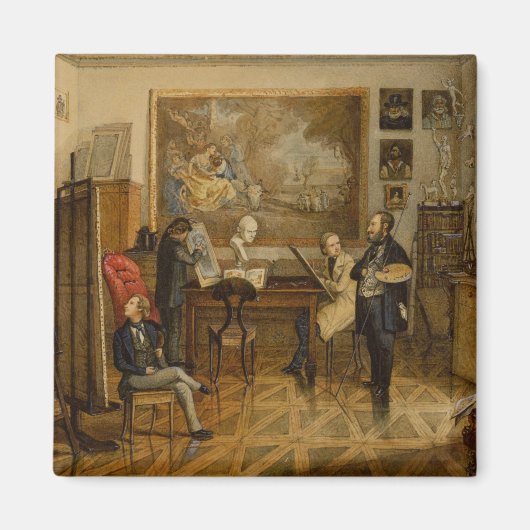 Aimant Dans le Studio de Miklos Barabas (Devant)