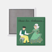 Aimant Dans les Ardennes, France (Recto/Verso)