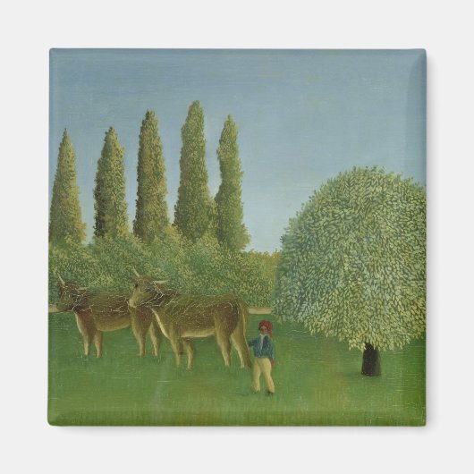 Aimant Dans les champs, 1910 (Devant)