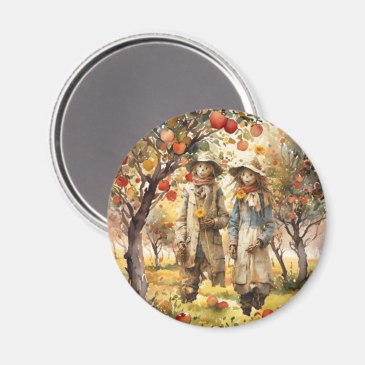 Aimant Dans L'Orchard D'Apple (Recto/Verso)