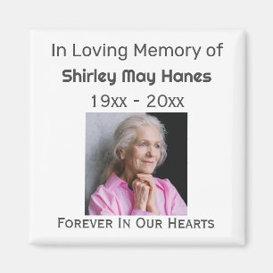 Aimant Dans Love Memory Funeral Photo