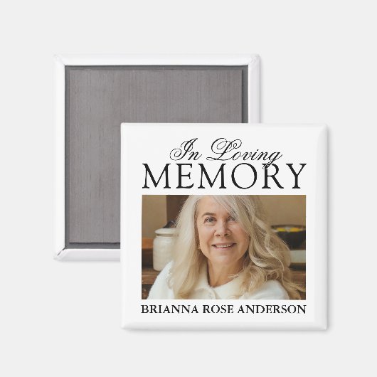 Aimant Dans Love Memory Funeral Photo (Recto/Verso)