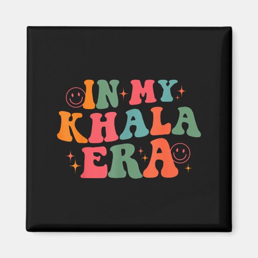 Aimant Dans mon annonce de grossesse de bébé de l'ère Kha (Devant)