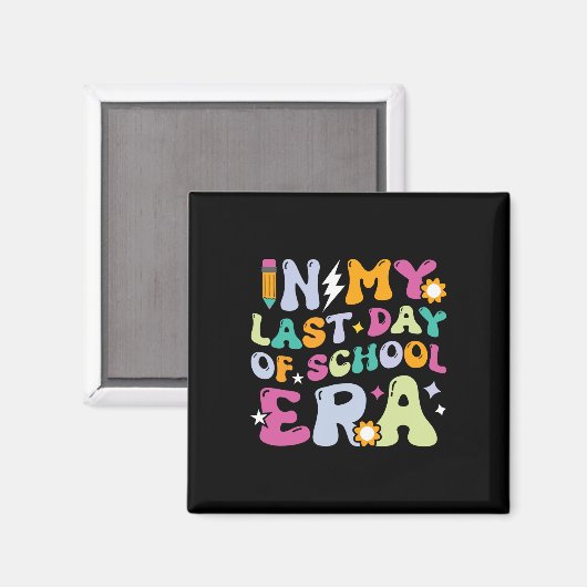 Aimant Dans Mon Dernier Jour D'École Époque Enfants Ensei (Recto/Verso)