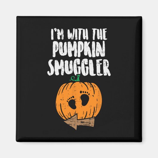 Aimant Dans The Pumkin Smuggler Halloween Pregnancy C (Devant)