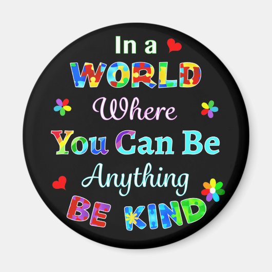 Aimant Dans un monde où l'on peut être n'importe quoi (Devant)