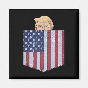 Aimant Dans votre sac Drôle Trump 2024 Poche de Pékin