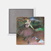 Aimant Danse avec bouquets par Degas (Recto/Verso)