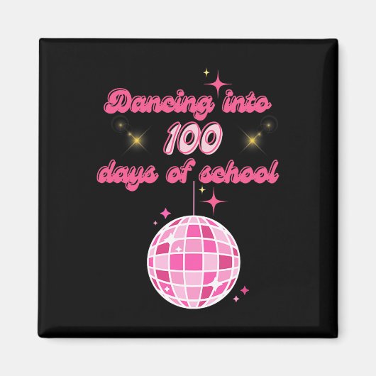 Aimant Danse Dans 100 Jours D'École Avec Disco Rose Ba (Devant)