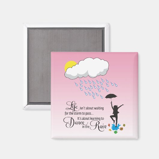 Aimant Danse dans la pluie (Recto/Verso)