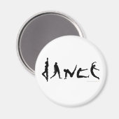 Aimant Danse Danse Silhouette Design (Recto/Verso)