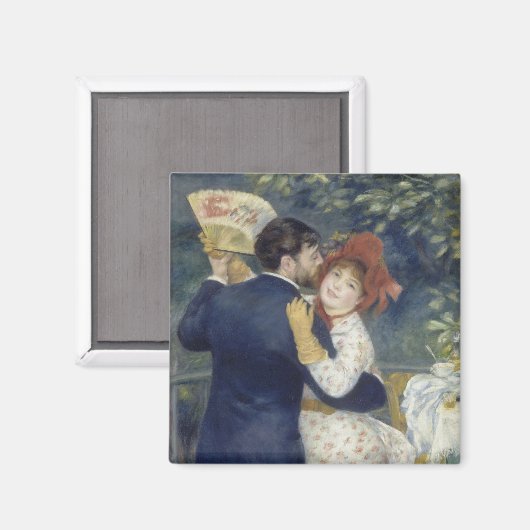 Aimant Danse de campagne par Pierre Renoir, Art fin vinta (Recto/Verso)