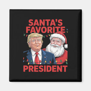 Aimant Danse de Santa Trump, le président préféré du Père