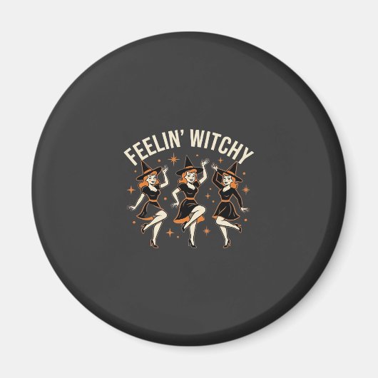 Aimant Danse de sorcière Halloween Feelin 'Witchy (Devant)