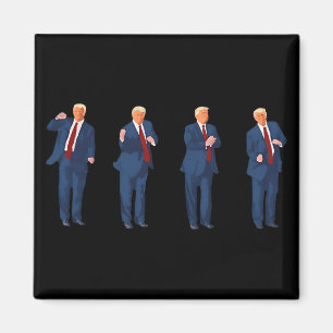Aimant Danse de Trump 4 juillet Trump 2025