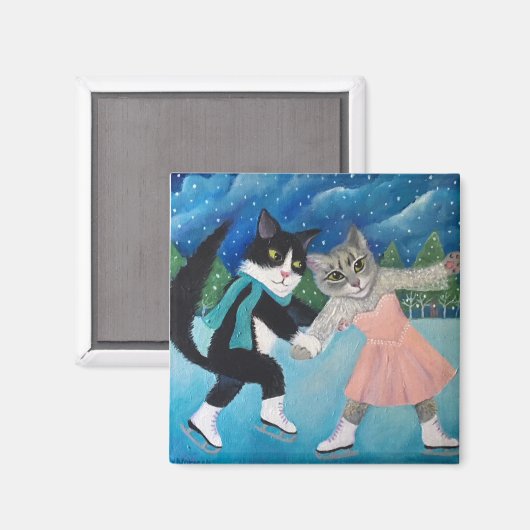 Aimant Danse des chats (Recto/Verso)