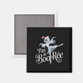 Aimant Danse d'Halloween Pas De Boo-rée Ghost Ballet (Recto/Verso)