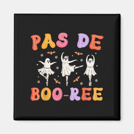Aimant Danse d'Halloween Pas De Boo-rée Ghost Ballet (Devant)