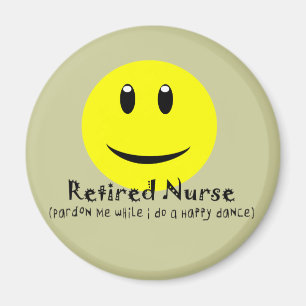 Aimant DANSE HEUREUSE retirée d'infirmière