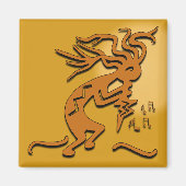 Aimant Danse Kokopelli Merry Maker Musicien (Devant)