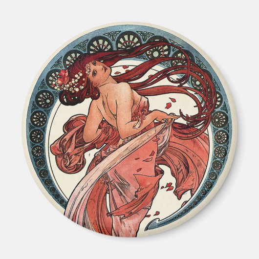 Aimant Danse par Alfons Mucha 1898 (Devant)