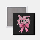Aimant Danse Rose Danse Bow Cute Ballet Considérant Cl Gi (Recto/Verso)
