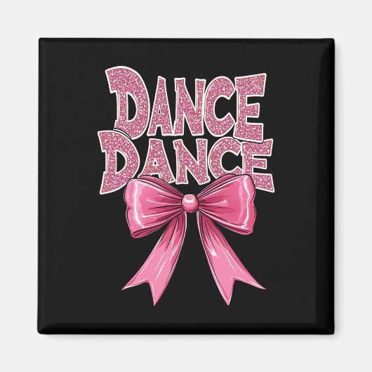 Aimant Danse Rose Danse Bow Cute Ballet Considérant Cl Gi (Devant)